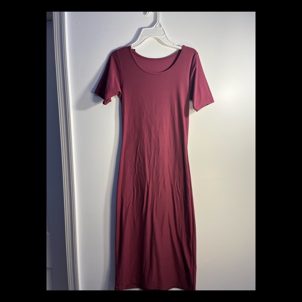 Rose pink dress